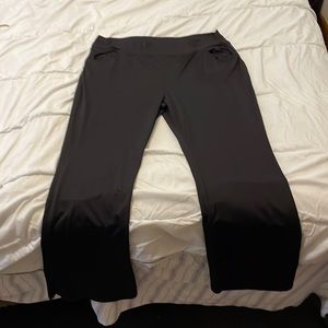 Black dress yoga pants.